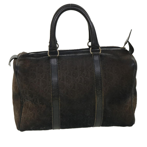 Christian Dior Trotter Canvas Hand Bag Navy Auth rd2920 - Picture 2 of 16